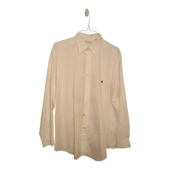 Turnbury 100% Cotton Button Up Shirt Long Sleeve White Sail Boat Size Large EUC - Picture 3 of 13